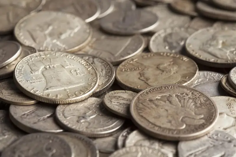 Silver coins collection